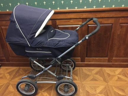 Silver cross - королевская коляска 3 в 1, цвет син