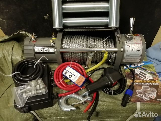 Лебедка winch 12000Ib на джипы, уазы, грузовички