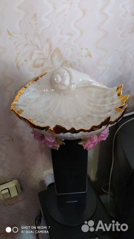 Фарфоровая ваза-конфетница.СССР