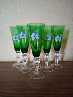 Бокалы СССР: хрусталь, стекло