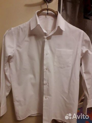 Белая рубашка (10-12 лет)