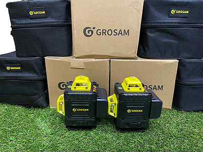 Лазерный уровень нивелир Grosam 4D 16