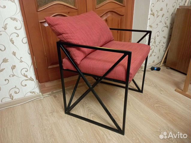 Кресло дизайнерское металлическое