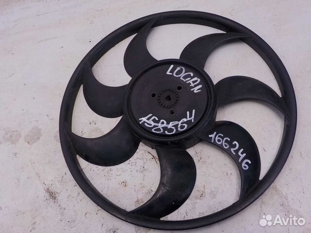 Крыльчатка вентилятора renault logan