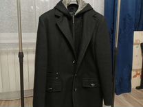 Пальто мужское черное 48 размер