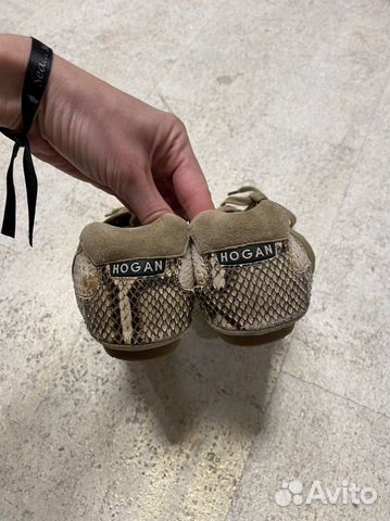 Кеды Hogan 39 из кожи питона