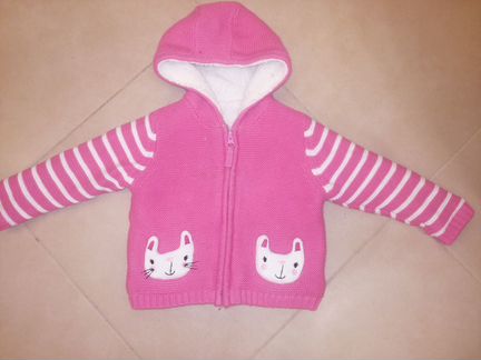 Кофта тёплая Mothercare 9-12мес