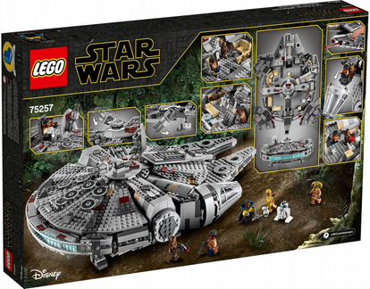 Lego Star Wars 75257 Сокол Тысячелетия (новый)