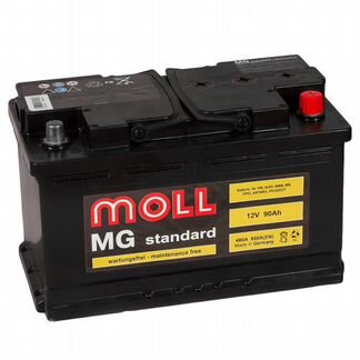 Аккумулятор Moll MG Standart 90 Ач 800А