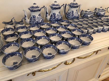 Столовая посуда коллекции Blue Italian. Spode. Eng