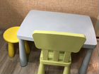 Детский стол, стул и табурет маммут объявление продам