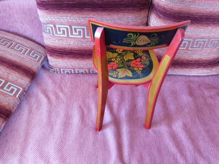 Детский стульчик хохлома