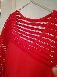 Платье новое красное