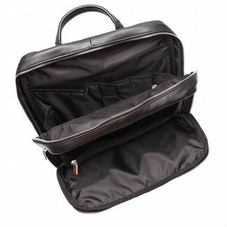 Мужской кожаный рюкзак Salmons Black