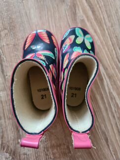 Резиновые утеплённые ботинки, детские