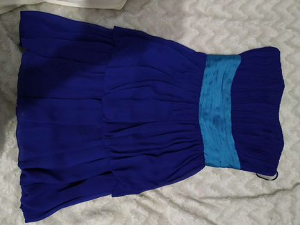 Платье мини без рукавов