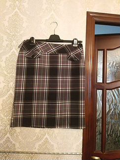 Юбка в клетку, 52 разм