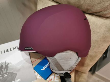 Шлем Alpina сноубордический Albona фиолетовый