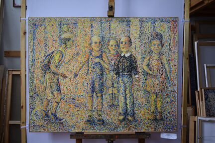 Картина « Взрослые дети», 130х100, хм, 2015г
