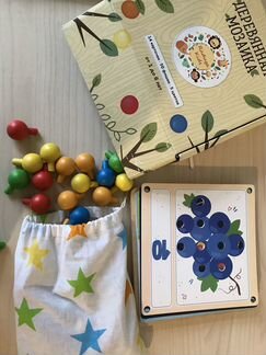 Деревянная мозайка, набор сказки репка