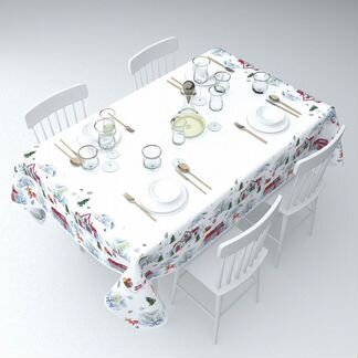 Скатерть Рождественские истории Цвет: Белый (120х145 см)