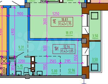 Квартира-студия, 32.5 м², 8/9 эт.