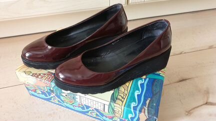 Туфли на танкетке Терволина