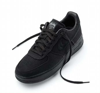 Nike x Stussy Air Force 1 Black 10.5us