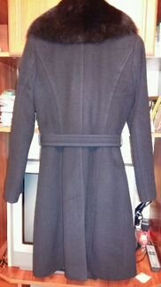 Пальто драповое зимнее