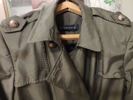 Плащ с баской Zara размер L