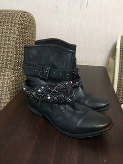 Ботинки кожа Zara 38/39 р