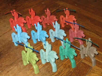 Всадник мки Римский воин солдатик конь лошадь СССР