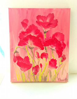 Картина цветы маки