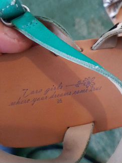 Босоножки сандалии Zara