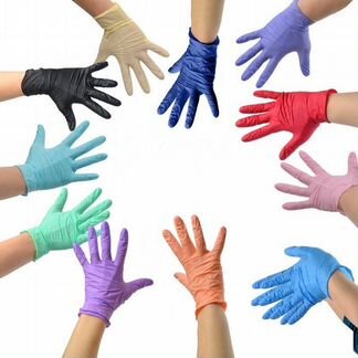 Перчатки Нитриловые, медицинские L,XL