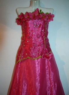 Платье с цветами