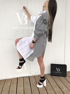 Удлиненная рубашка арт. 18063