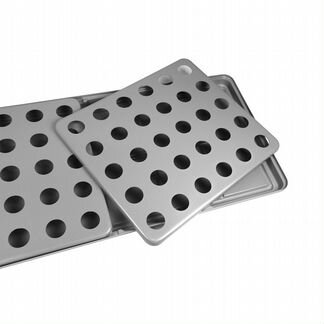 Крышка поддона гидропоники 1250x550 30 отв. 55 мм