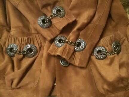 Куртка кожа замша новая 52 размер