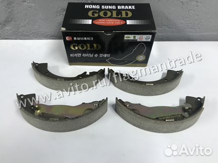 Колодки барабанные Солярис Рио Solaris Rio HSB