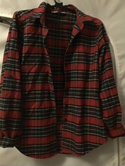 Клетчатая рубашка женская