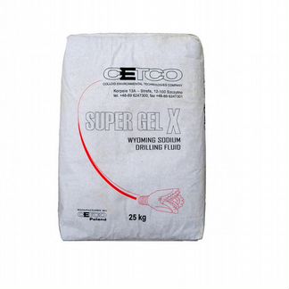 Бентонит Super Gel X. Полимеры. Бурение скважин