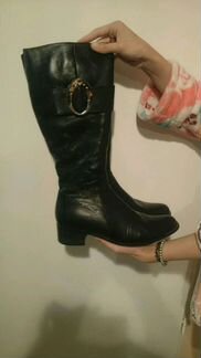 Сапоги зимние. Состояние отличное. Кожаные