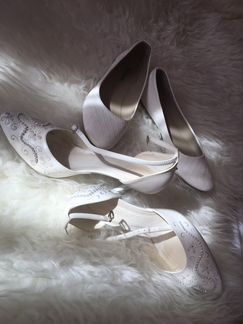 Свадебные туфли натуральная кожа размер 38