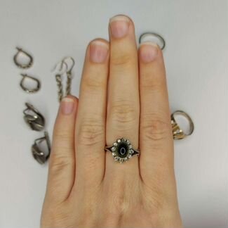 Кольца серебро 875 925