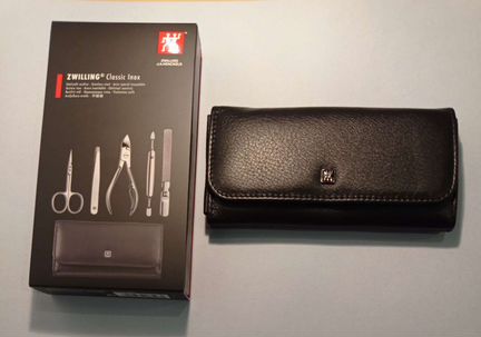 Маникюрный набор Zwilling, черный, 5 предметов
