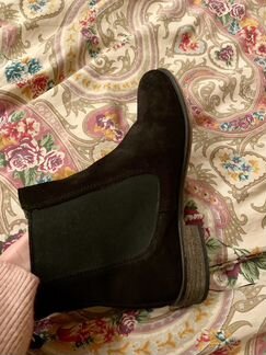 Ботильоны/ботинки из натуральной замши