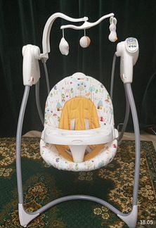 Детские качели Graco Lovin Hug с адаптером