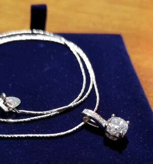 Цепочка и подвеска серебро Новые