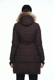 Женский длинный новый пуховик